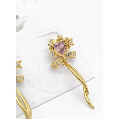 ARETES RODIO MARCA XUPING MICROCIRCONES /YSX