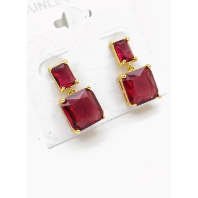 ARETES RODIO MARCA XUPING MICROCIRCONES /YSX