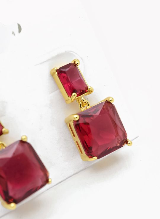 ARETES RODIO MARCA XUPING MICROCIRCONES /YSX