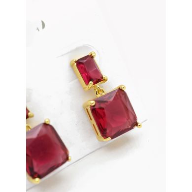 ARETES RODIO MARCA XUPING MICROCIRCONES /YSX