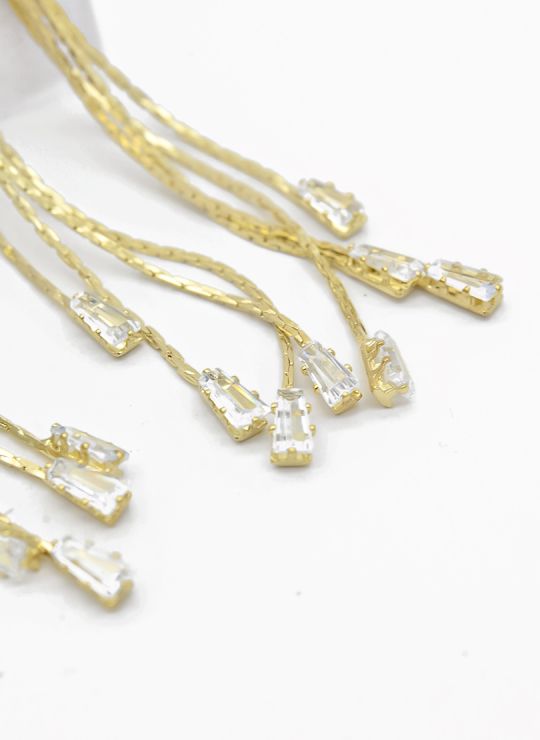 ARETES RODIO MARCA XUPING MICROCIRCONES /YSX