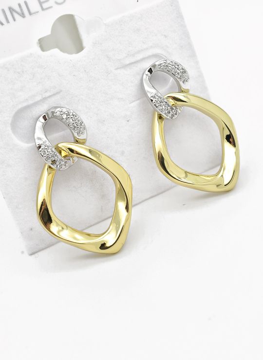 ARETES RODIO MARCA XUPING MICROCIRCONES /YSX