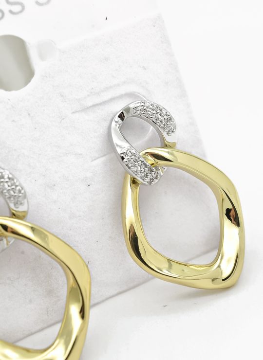 ARETES RODIO MARCA XUPING MICROCIRCONES /YSX