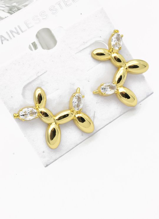 ARETES RODIO MARCA XUPING MICROCIRCONES /YSX