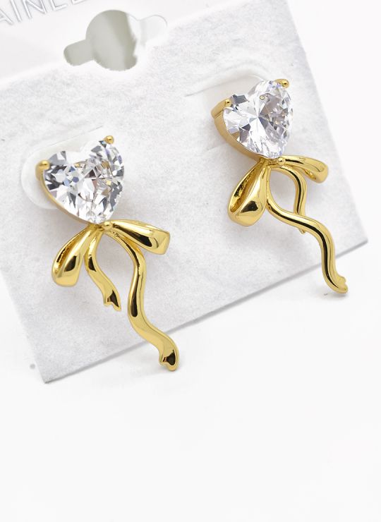 ARETES RODIO MARCA XUPING MICROCIRCONES /YSX