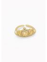 ANILLO GRADUABLE RODIO XUPING YXZ CRISTALES