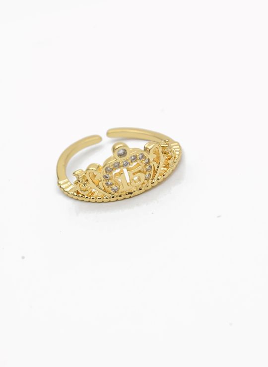 ANILLO GRADUABLE RODIO XUPING YXZ CRISTALES