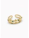 ANILLO GRADUABLE RODIO XUPING YXZ CRISTALES