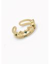 ANILLO GRADUABLE RODIO XUPING YXZ CRISTALES