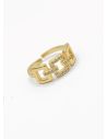 ANILLO GRADUABLE RODIO XUPING YXZ CRISTALES