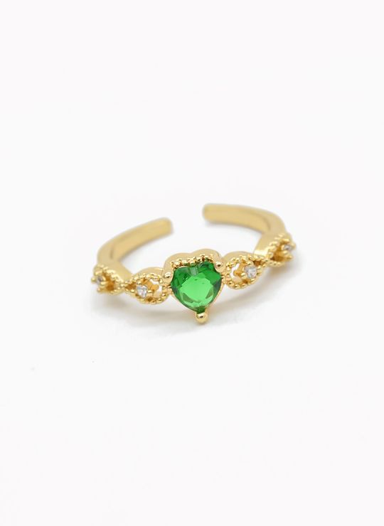ANILLO GRADUABLE RODIO XUPING YXZ CRISTALES
