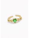 ANILLO GRADUABLE RODIO XUPING YXZ CRISTALES