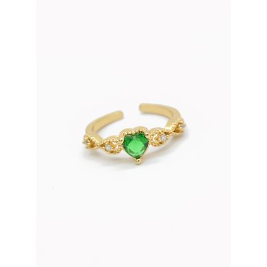 ANILLO GRADUABLE RODIO XUPING YXZ CRISTALES