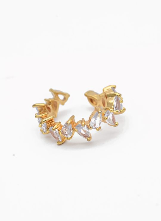 ANILLO GRADUABLE RODIO XUPING YXZ CRISTALES