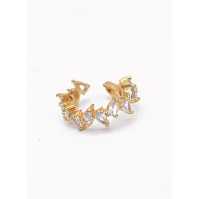 ANILLO GRADUABLE RODIO XUPING YXZ CRISTALES