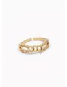 ANILLO GRADUABLE RODIO XUPING YXZ CRISTALES