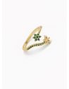ANILLO GRADUABLE RODIO XUPING YXZ CRISTALES