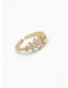 ANILLO GRADUABLE RODIO XUPING YXZ CRISTALES
