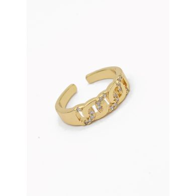 ANILLO GRADUABLE RODIO XUPING YXZ CRISTALES