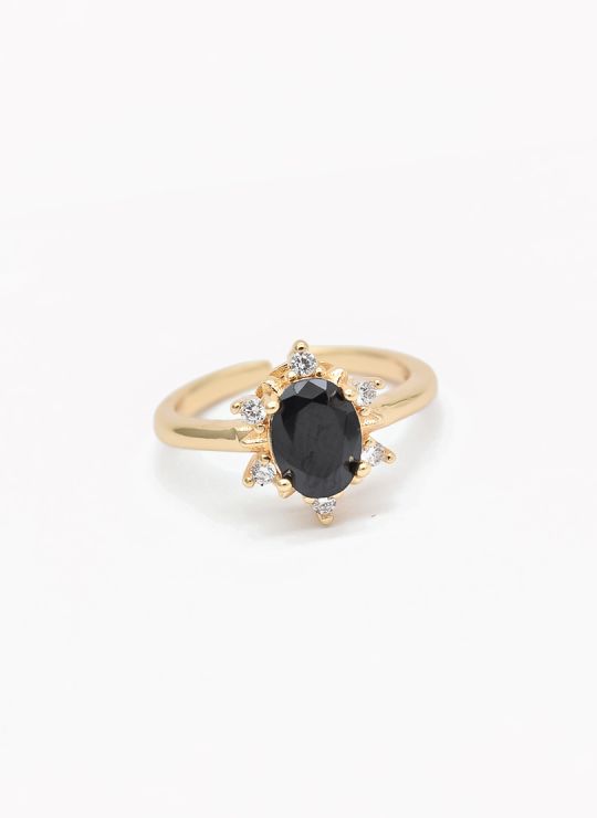 ANILLO GRADUABLE RODIO XUPING YXZ CRISTALES