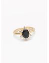 ANILLO GRADUABLE RODIO XUPING YXZ CRISTALES