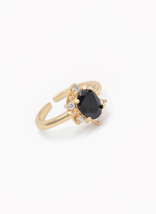 ANILLO GRADUABLE RODIO XUPING YXZ CRISTALES