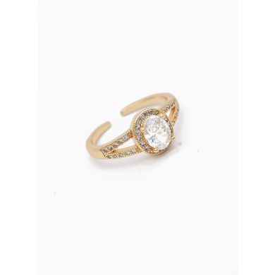 ANILLO GRADUABLE RODIO XUPING YXZ CRISTALES