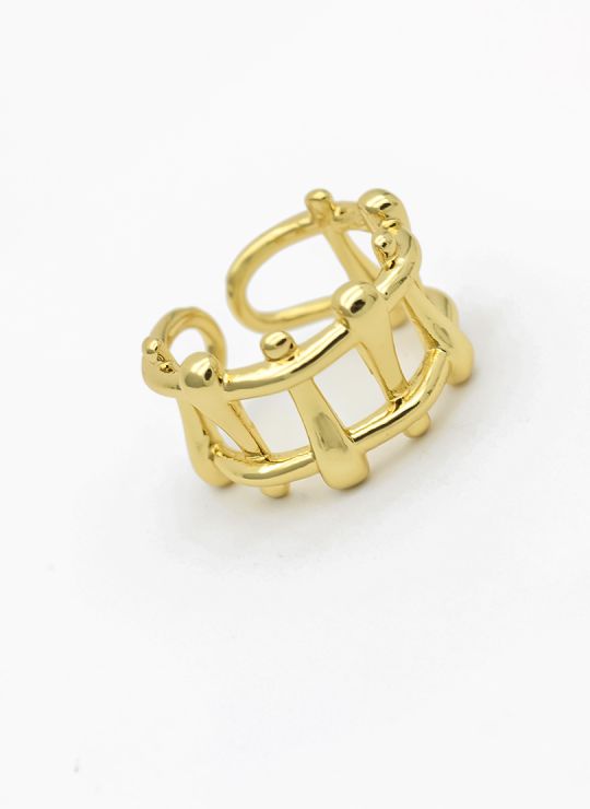 ANILLO GRADUABLE RODIO XUPING YXZ CRISTALES