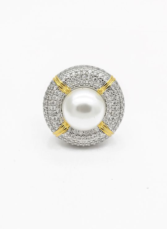 ANILLO GRADUABLE RODIO XUPING YXZ CRISTALES