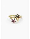 ANILLO GRADUABLE RODIO XUPING YXZ CRISTALES