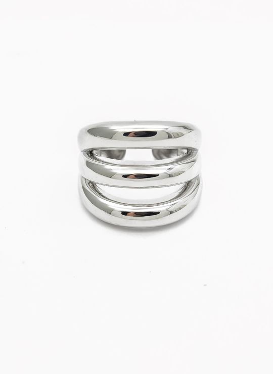 ANILLO GRADUABLE RODIO XUPING YXZ CRISTALES