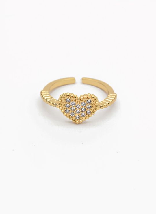 ANILLO GRADUABLE RODIO XUPING YXZ CRISTALES