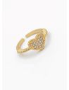 ANILLO GRADUABLE RODIO XUPING YXZ CRISTALES
