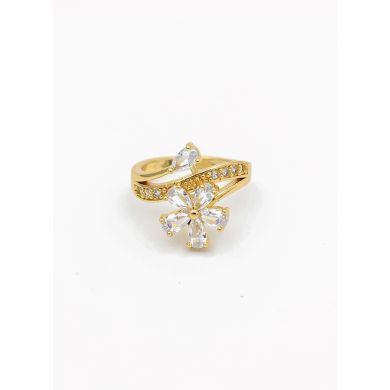 ANILLO GRADUABLE RODIO XUPING YXZ CRISTALES