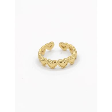 ANILLO GRADUABLE RODIO XUPING YXZ CRISTALES