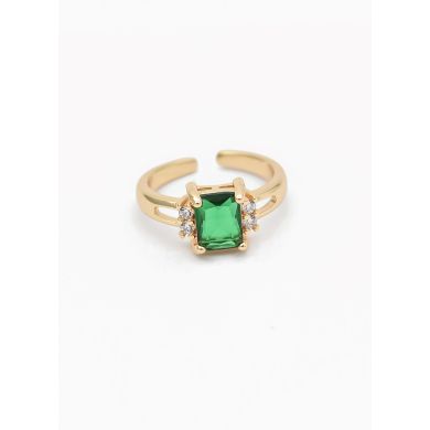 ANILLO GRADUABLE RODIO XUPING YXZ CRISTALES
