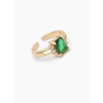 ANILLO GRADUABLE RODIO XUPING YXZ CRISTALES