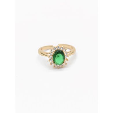 ANILLO GRADUABLE RODIO XUPING YXZ CRISTALES