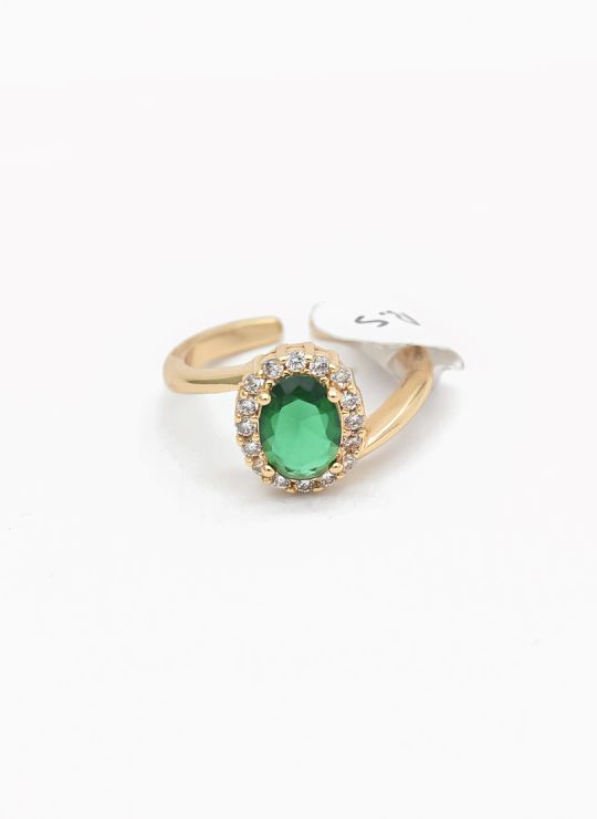 ANILLO GRADUABLE RODIO XUPING YXZ CRISTALES