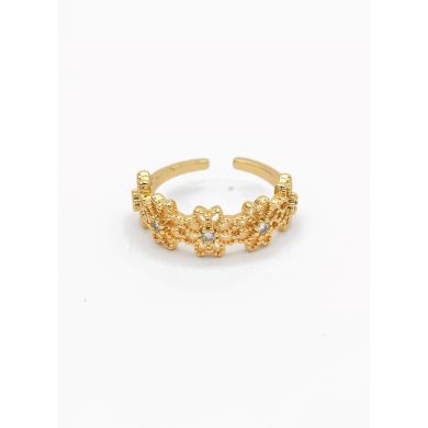 ANILLO GRADUABLE RODIO XUPING YXZ CRISTALES