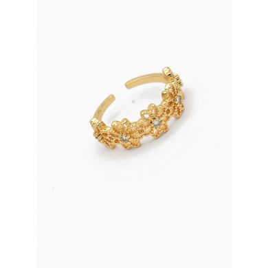 ANILLO GRADUABLE RODIO XUPING YXZ CRISTALES