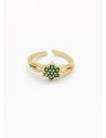 ANILLO GRADUABLE RODIO XUPING YXZ CRISTALES