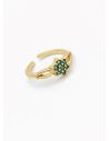 ANILLO GRADUABLE RODIO XUPING YXZ CRISTALES