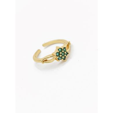 ANILLO GRADUABLE RODIO XUPING YXZ CRISTALES