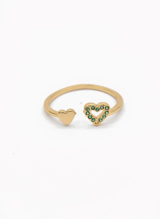 ANILLO GRADUABLE RODIO XUPING YXZ CRISTALES