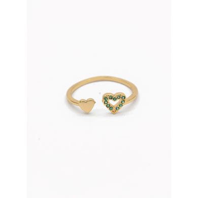 ANILLO GRADUABLE RODIO XUPING YXZ CRISTALES