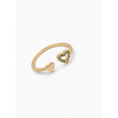 ANILLO GRADUABLE RODIO XUPING YXZ CRISTALES