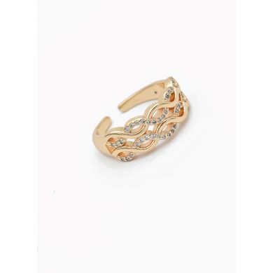 ANILLO GRADUABLE RODIO XUPING YXZ CRISTALES