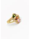 ANILLO GRADUABLE RODIO XUPING YXZ CRISTALES