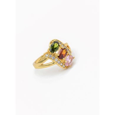 ANILLO GRADUABLE RODIO XUPING YXZ CRISTALES